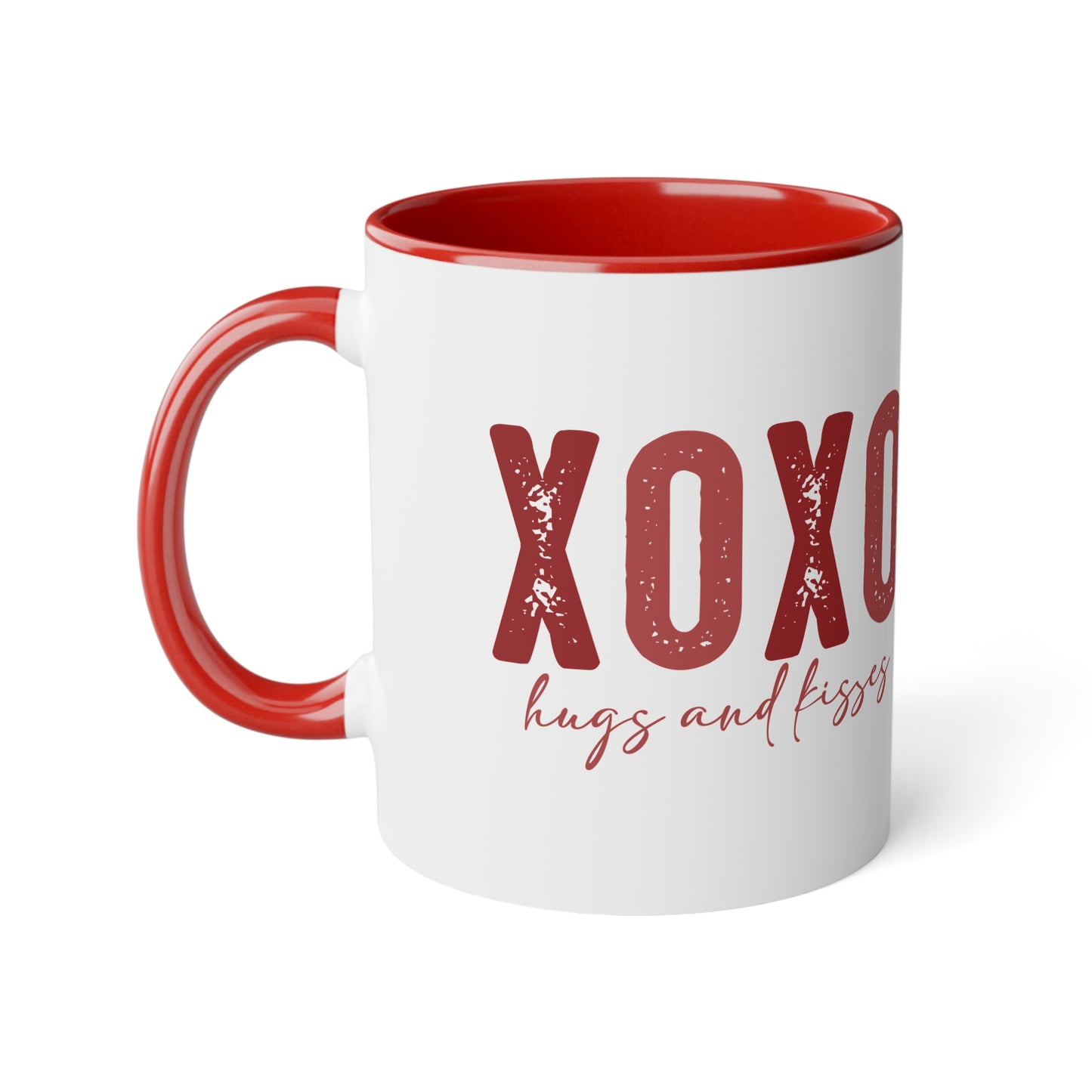 XOXO Hugs and Kisses Accent Mug, 11oz