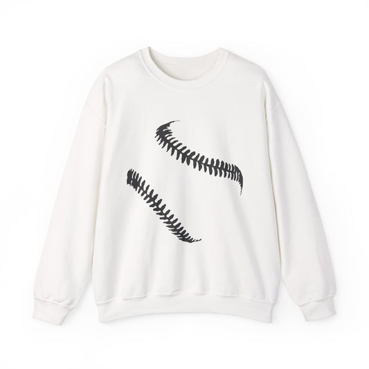 Baseball Stitch Crewneck Sweatshirt for Sports Fans