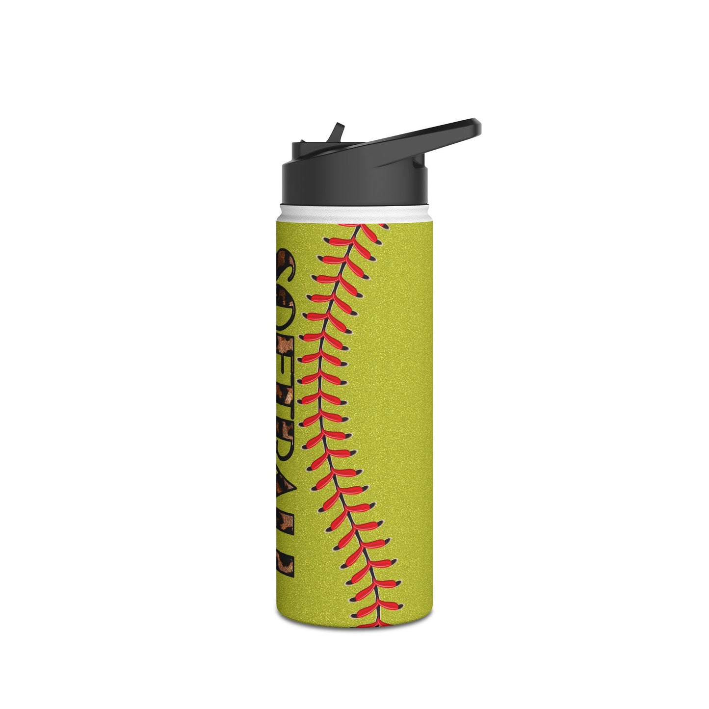 Softball Mom Stainless Steel Water Bottle - Perfect Gift for Sports Moms