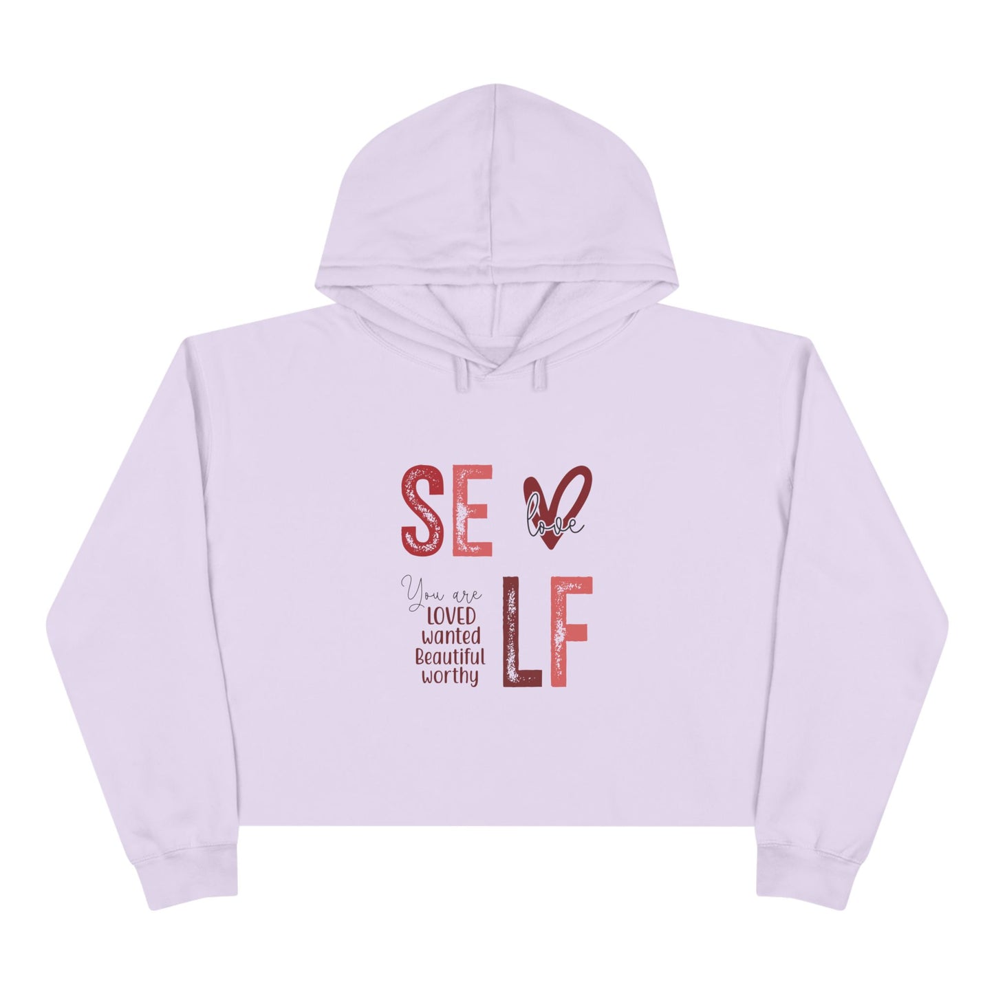 Self Love Crop Hoodie