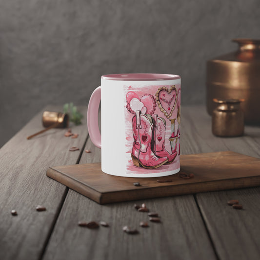 Cowgirl Love Accent Mug, 11oz